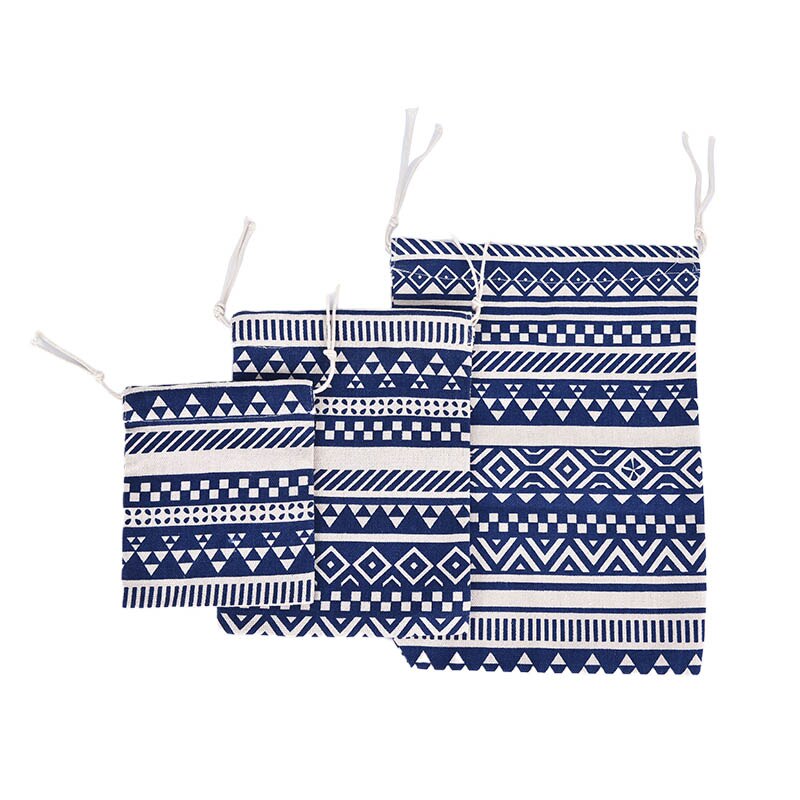 Dames canvas trekkoord rugzak vintage studenten school trekkoord tas meisjes tas reistassen