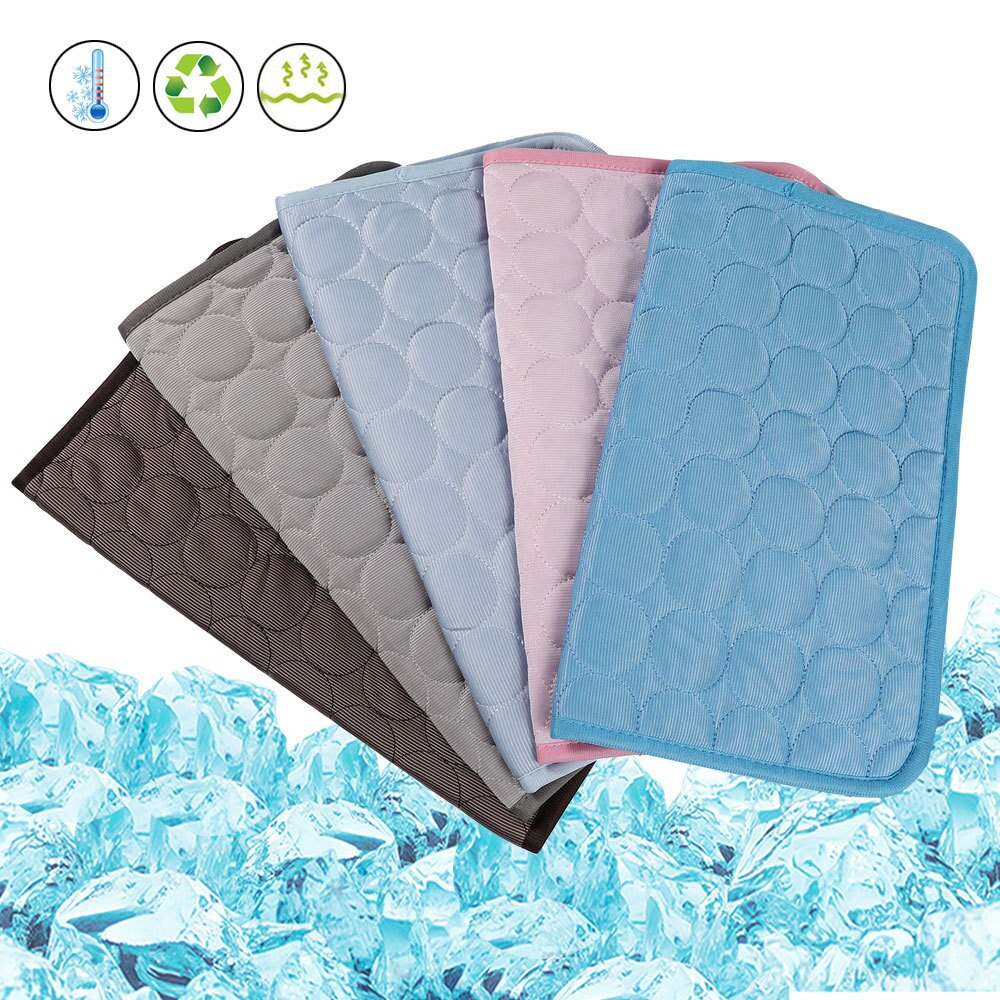 Colchonetas de refrigeración para mascotas, manta de verano para cama de perro, sofá para perros y gatos, viaje portátil, Camping, Yoga, accesorios para dormir para mascotas