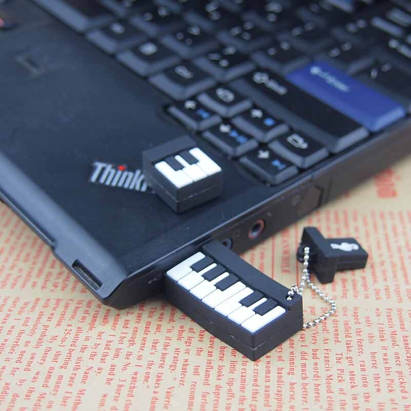 Piano Toetsenbord Flashdrive Usb 2.0 Pendrive Memory Stick 64 Gb High Speed Usb Pen Drive 128 Mb 4 Gb 8gb 32 Gb Usb Drive