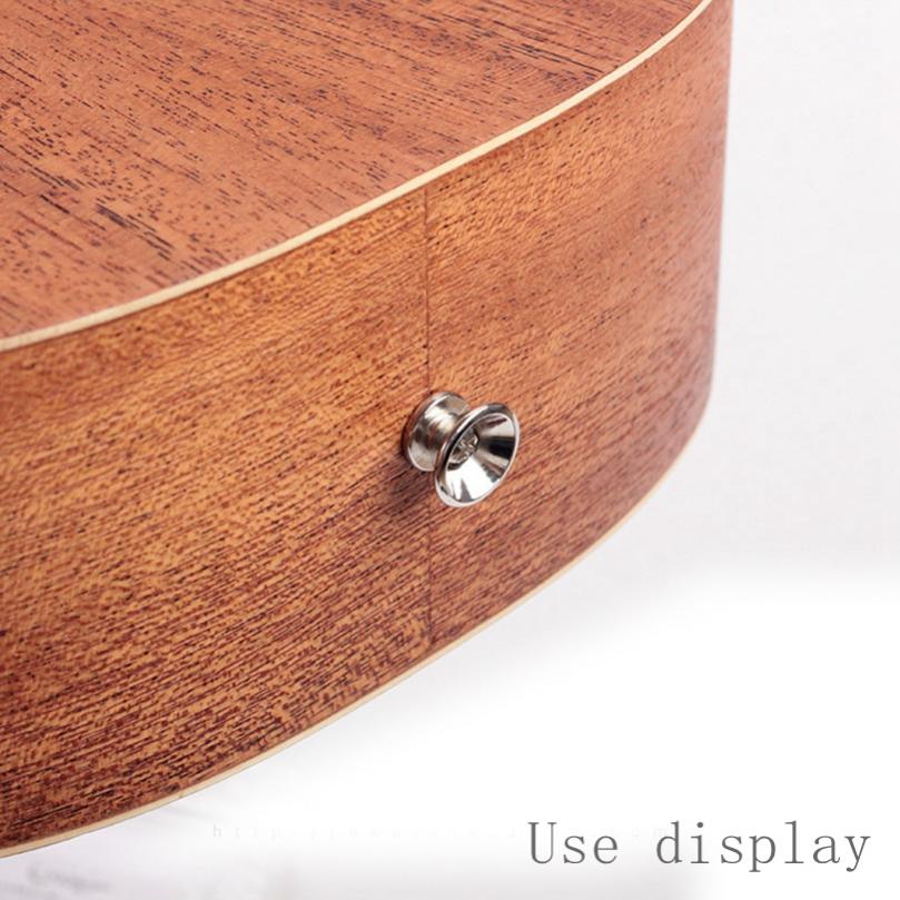 1 PC Guitar Strap Pin Gold / Silver / Black End Pin for Acoustic / Classical / Electric Guitar Bass Ukulele