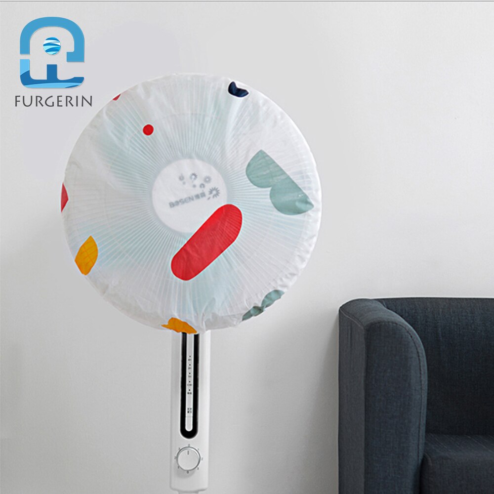 FURGERIN Stand Fan Dust Cover Protection Cap Dustproof safety electric round fan cover Storage Bag Organizer 50*50cm