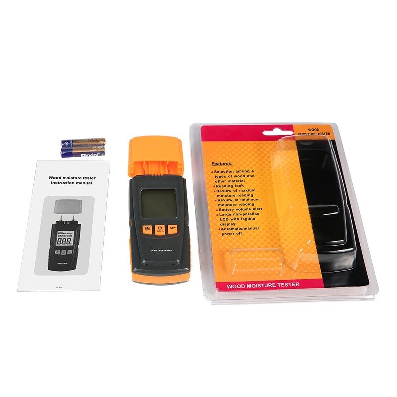 GM605 Wood Moisture Meter Cement Board Brick Moisture Meter Wood Moisture Meter