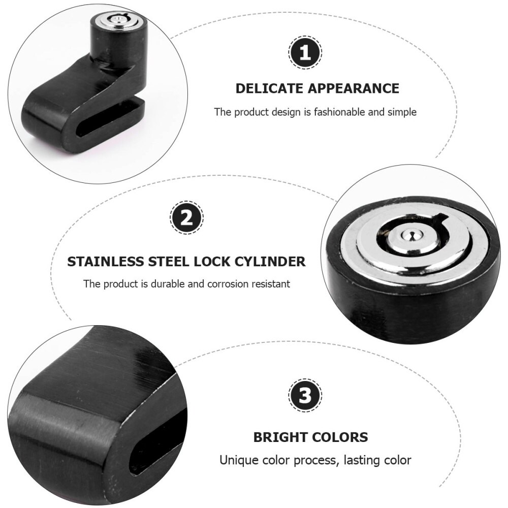 1pc lås nyttig anti-tyveri lås alu lås til scooter