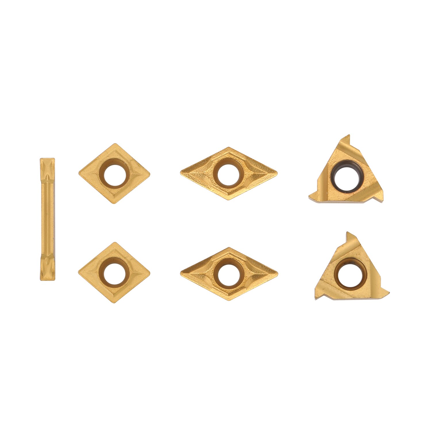 7pcs 10mm Shank Lathe Turning Tool Holder Boring Bar lathe tools lathe cutter Metal Turning Rod Industrial with Carbide Inserts