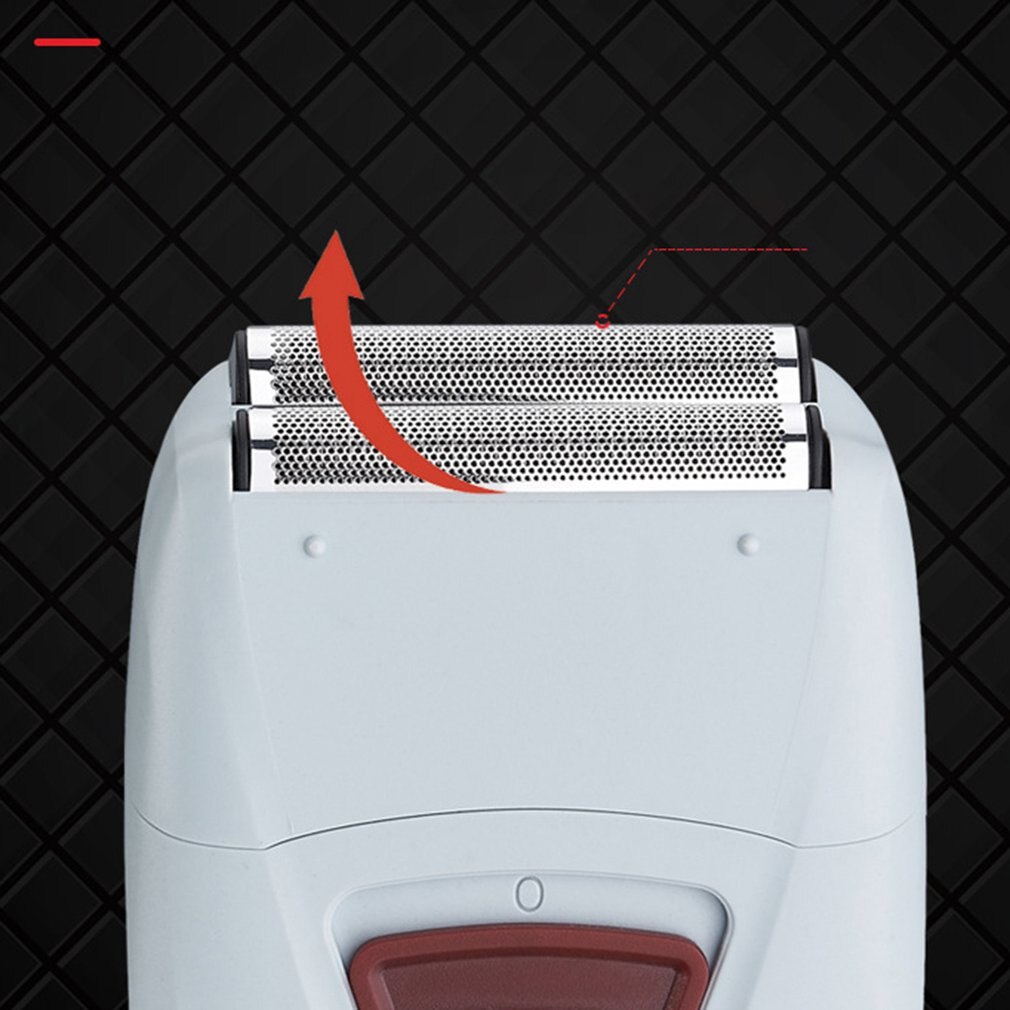 Barber Finishing Electric Shaver For Men Face Rechargeable Beard Electric Razor Foil Head Shaving Machine Hair Cleaning Shaver