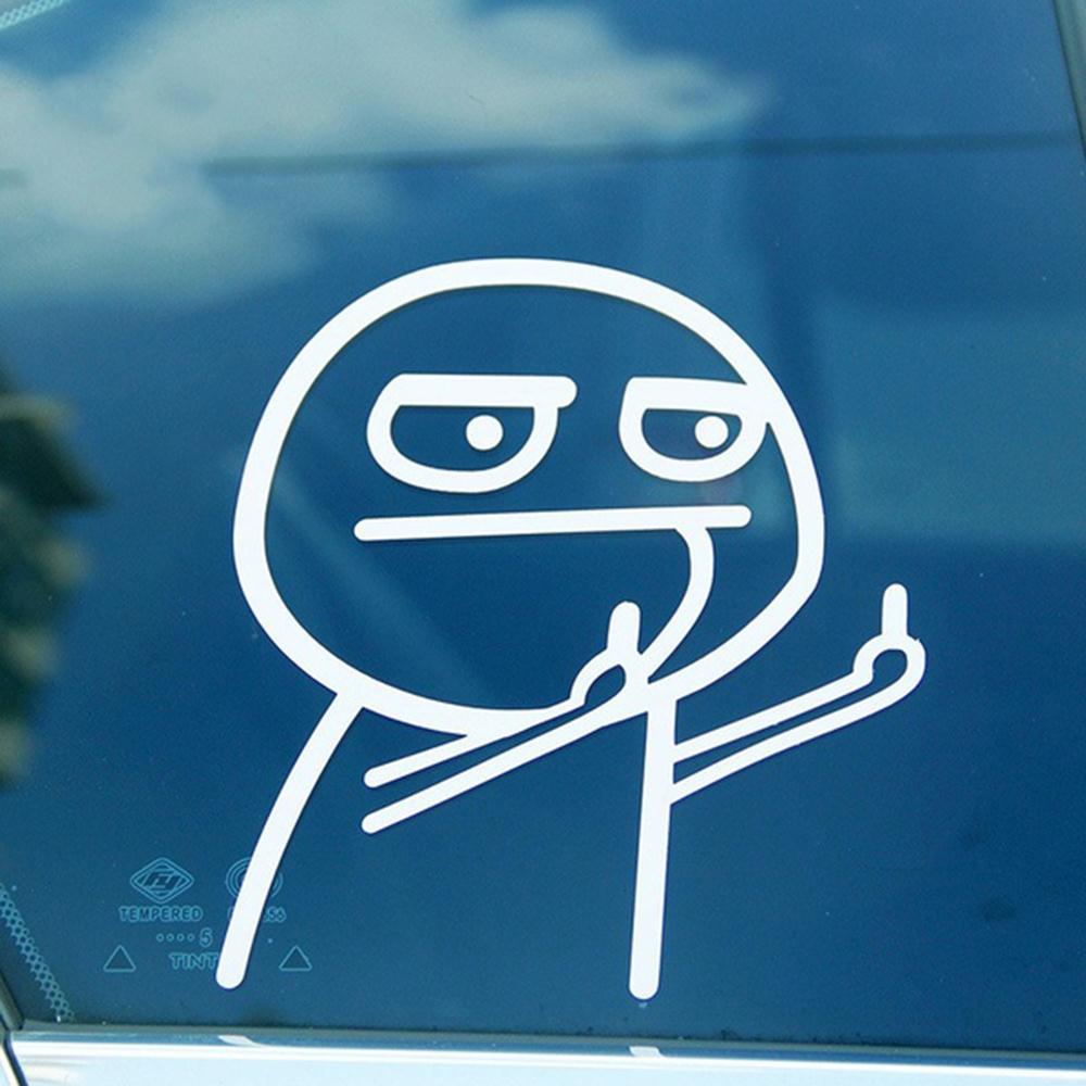 PVC PVC Sticker Applique Car Sticker Self-Sticking High Beam Decoration Waterproof Durable