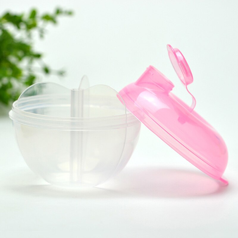 Three Lattices Milk Container Baby Turn Milk Powder Storage Compartment Rotating Storage Box Portable Milk Powder Box