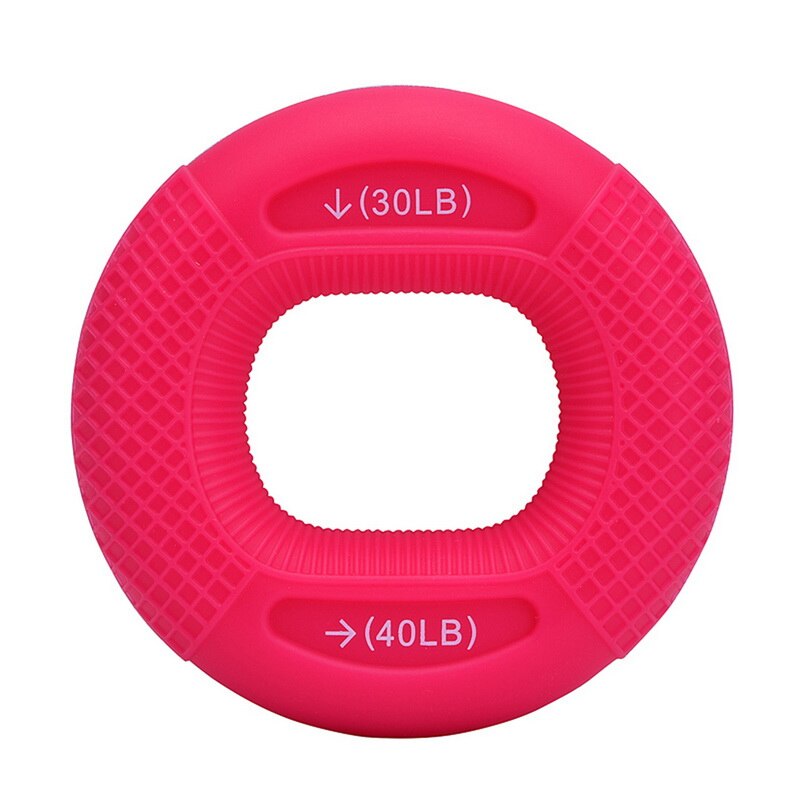 Silicone Adjustable Hand Grip 20-80LB Gripping Ring Finger Forearm Trainer Carpal Expander Muscle Workout Exercise Gym Fitness