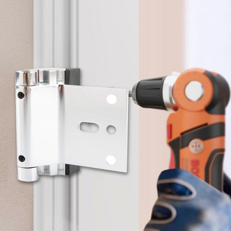 Door Security Latch High Security Door Latch Reinforcement Child Proof Door Lock With 4 Stainless Steel Screws Front Door