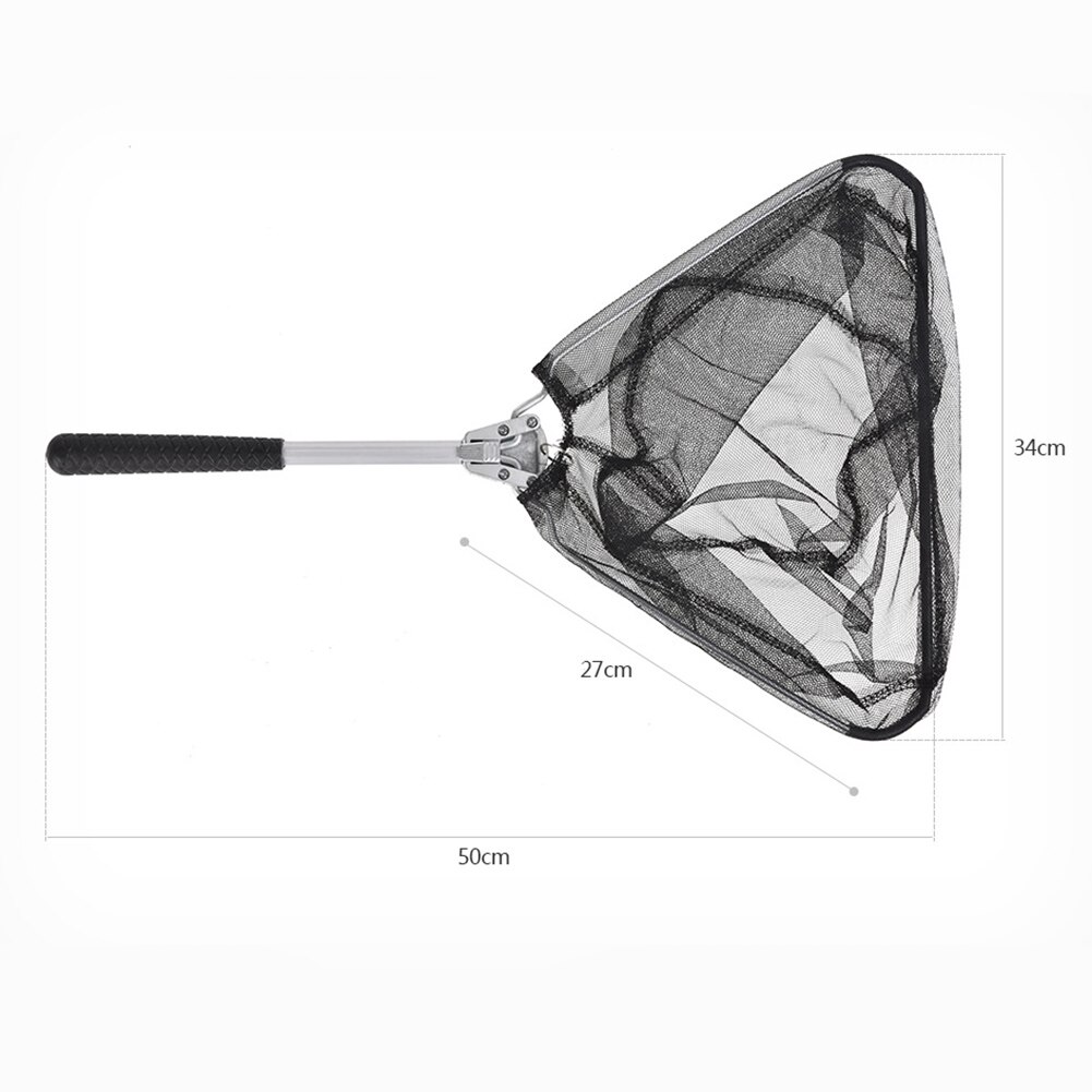 Collapsible Fishing Net Aluminum Alloy Nylon Mesh Foldable Fish Catching Landing Nets Fishing Net Fish Catching Landing Nets