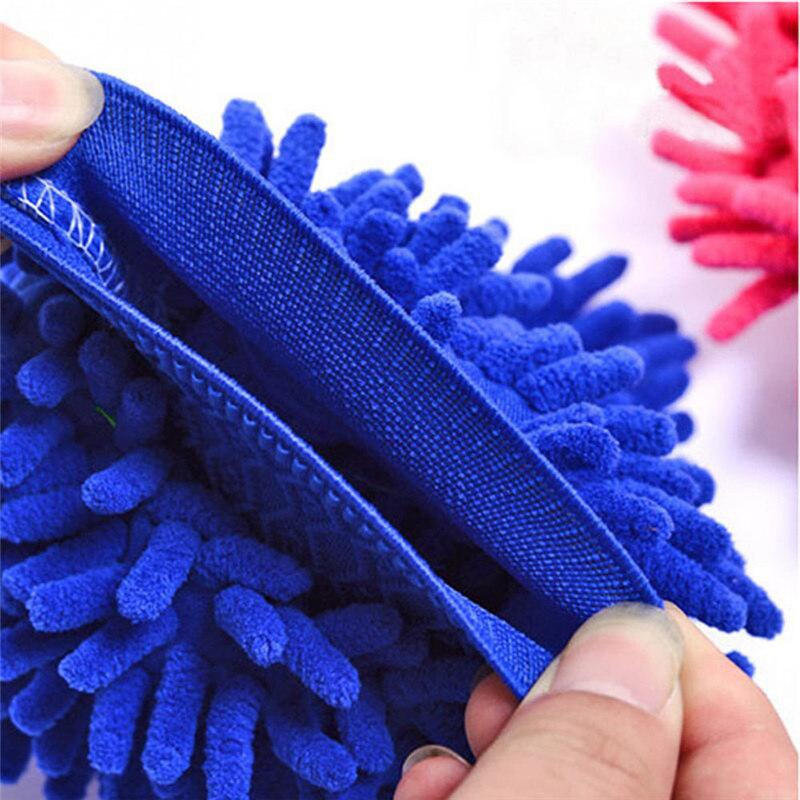 Jiamen – gants de nettoyage en microfibre, lavable, pour lavage de voiture, 1 pièce