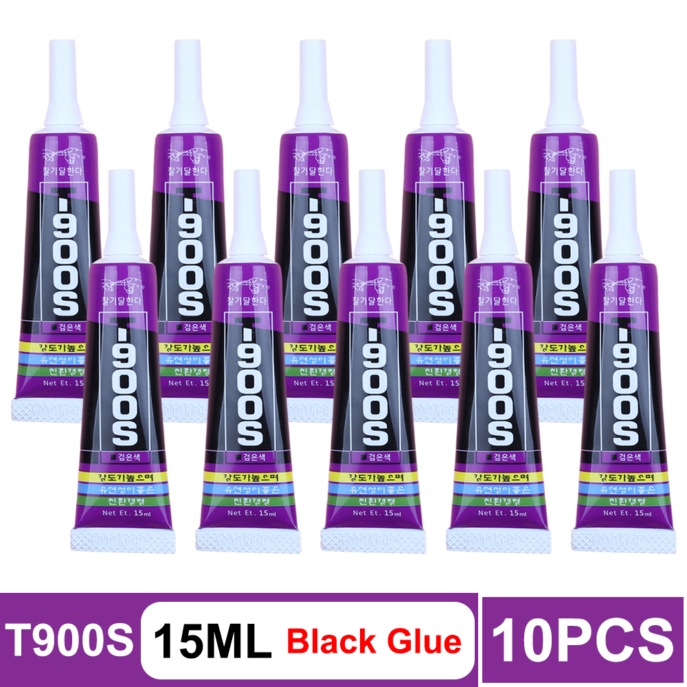 Cell Phone Repair Glue LCD Electronics Frame Display Epoxy Adhesive Touch Screen Headphone Speaker Rubber Edge Sealant Tools Kit: WHITE