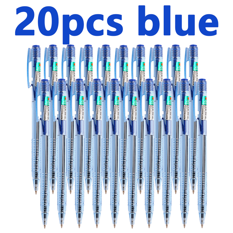 10/50 pçs preto vermelho azul caneta esferográfica 0.7mm caneta esferográfica estudante assinatura caneta escrita papelaria escola acessórios de escritório: ROXO