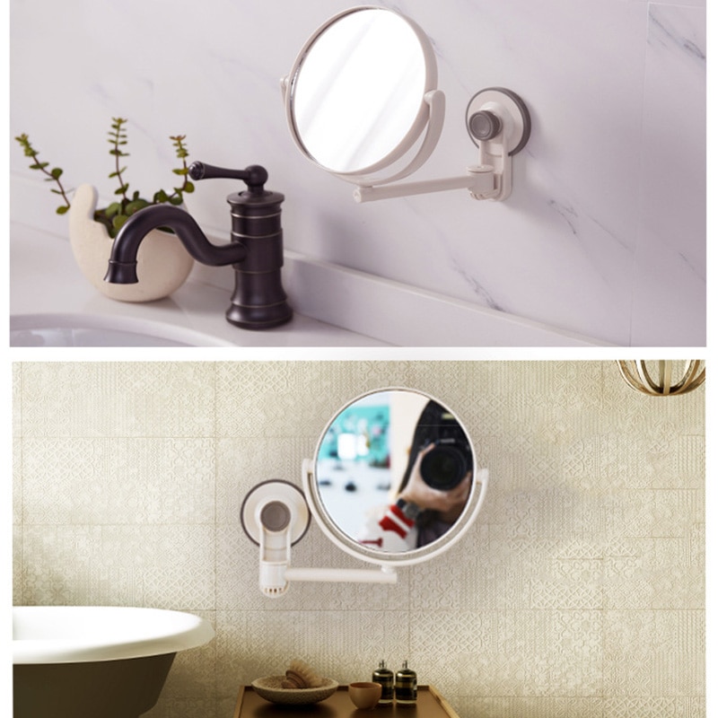 Touch Dimmer LED Mirror Touch Screen Makeup Mirror Luxury Mirror With 20 LED Lights 180 Degree Adjustable Table MakeUp Mirror