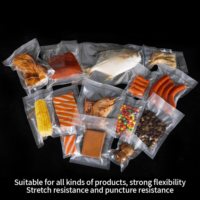 50pcs Vacuum Sealer Piece Bags NO CUTTING Portable Sealing For Food Sealer Machine Kitchen Tool Food Fresh Sous Vide Cooker
