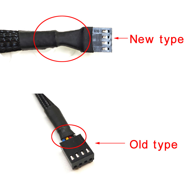 4Stift PWM Fan Splitter Adapter Kabel 1 zu 1 2 3 4 Computer CPU Fan Splitter PC Fan Verlängerung Energie kabel