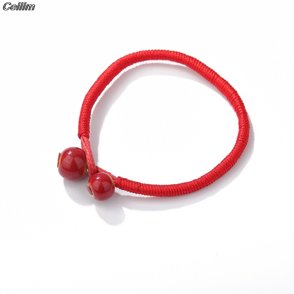 Familia mamá encanto pulseras de hilo rojo cuerda joyería de la suerte el día de la madre bendición familiar brazalete Feminino: 6