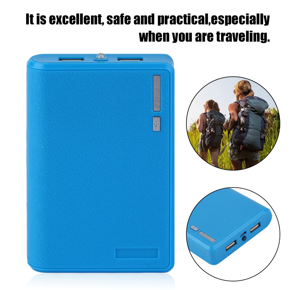 4 x 18650 DIY Battery Bank Portable Power Bank Shell Box Case DIY KIT Digital Power Bank Battery Storage Cases