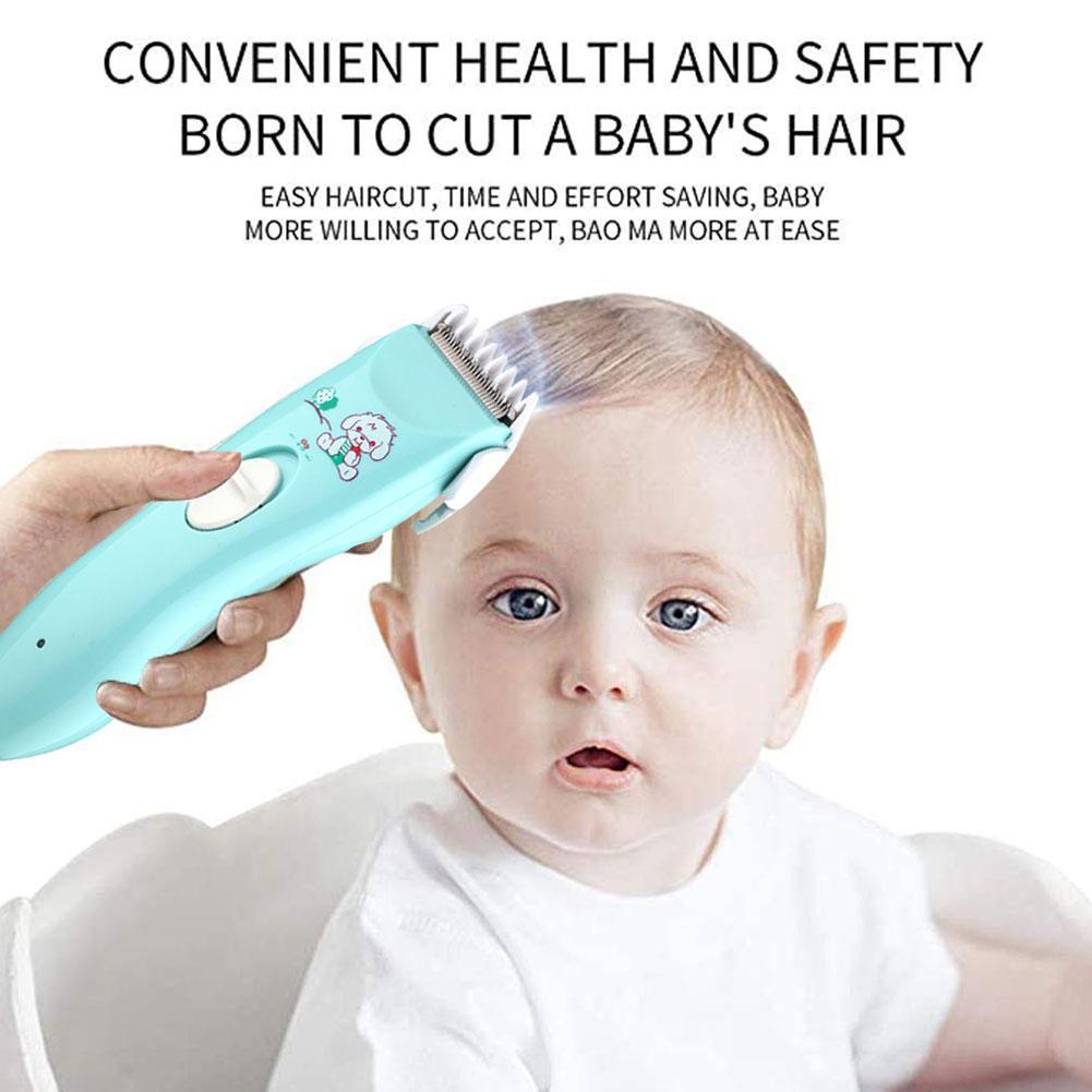 Baby Tondeuse Elektrische Haar Usb Baby Scheerapparaat Haar Remover Oplaadbare Kinderen Snijden Snijden Noise Snijden Ki N9L5