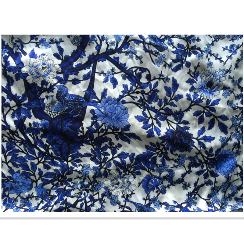 Breloque en tissu en soie de mûre, imprimé, foulard, ensemble de literie robe, écharpe, LS0786,