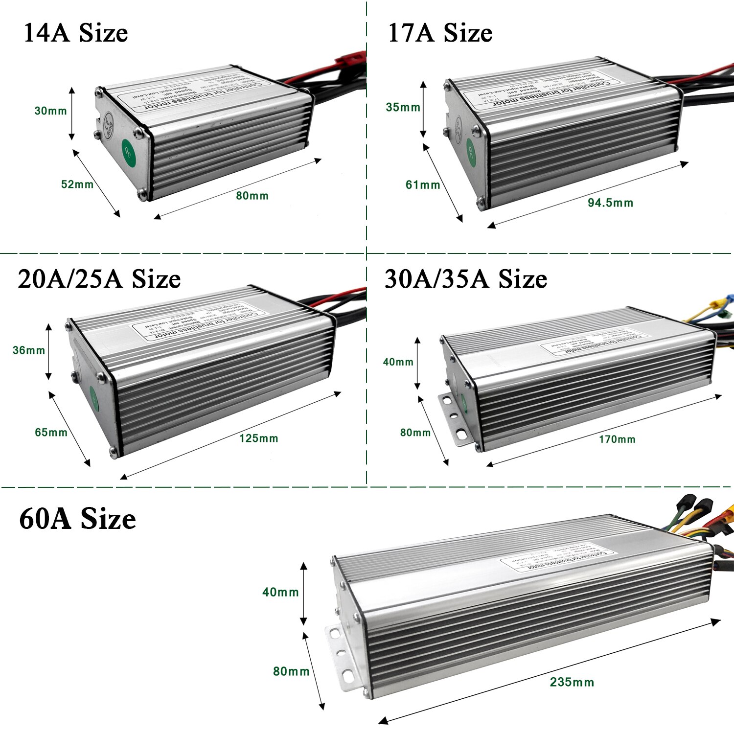 KT Controller 36 48 V 250 350 500 750 1000 1500 W Waterproof Brushless Electric Bicycle Controller for E Bike Conversion Kit