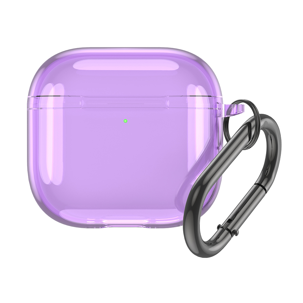 Funda protectora transparente para Airpods 4, cubierta de silicona para auriculares, para Apple AirPods 4 2024, novedad de 2024: Verde