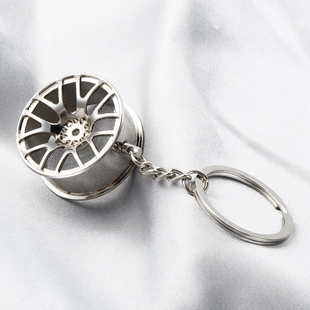 Car keychain Wheel Rim Key Chain for Jeep Grand Cherokee Compass Commander Wrangler Rubicon Patriot Renegade Liberty