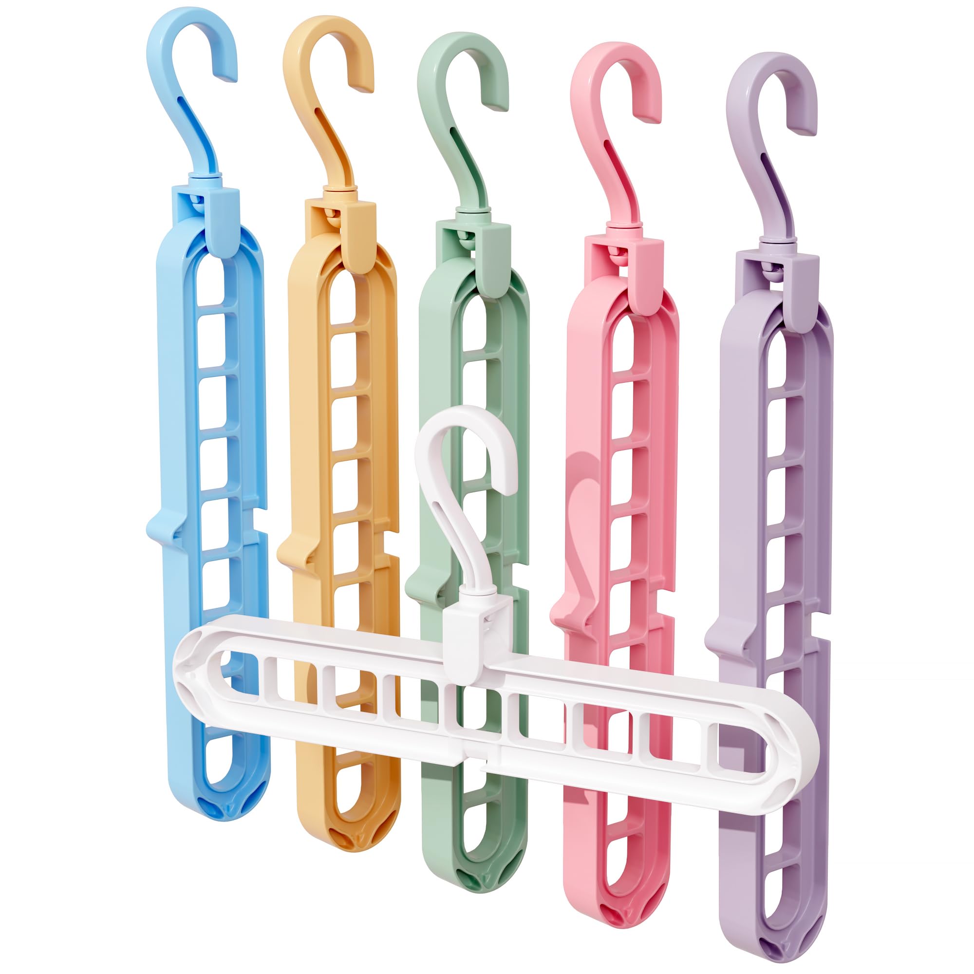 Magic Space Saving Hanger for Wardrobe Heavy Clothes Closet Organizer, Dorm Room Essentials, Closet Storage: M