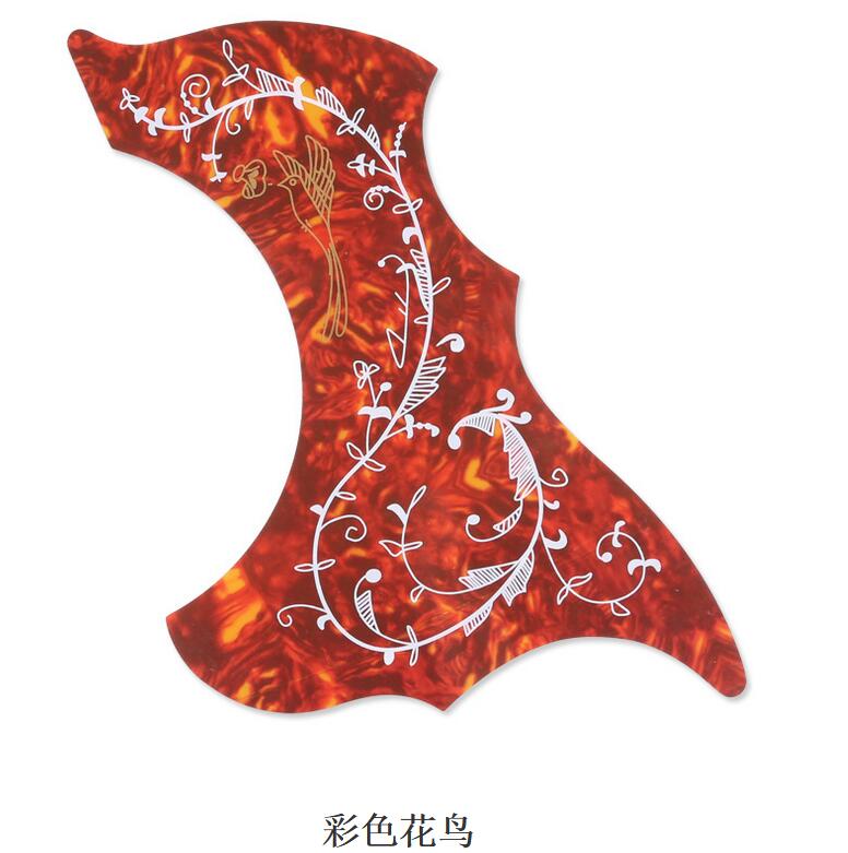 1 szt. Samoprzylepne gitary akustyczne wybierać gwardia zadraśnięcie talerz wielokolorowe i kształtowe akcesoria Pickguard: ST6