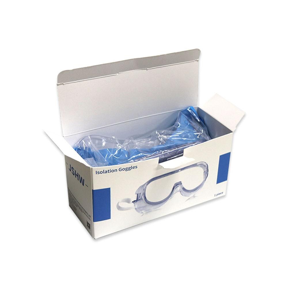 JSHW Lab Chemistry Workplace Anti-Fog Anti-Virus Anti-Impact Eyewear Personal Protective Isolation Goggles PPE Saftey Glasses