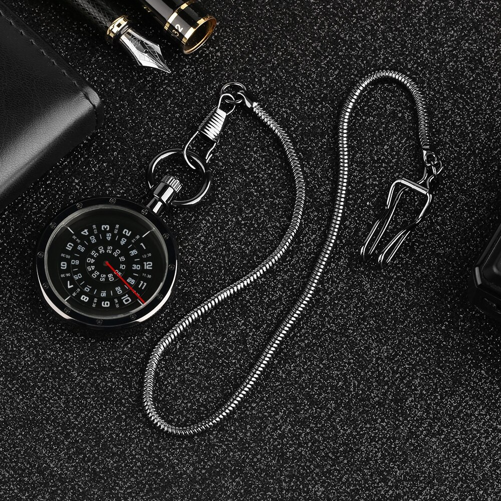 Reloj de bolsillo de cuarzo para hombre y mujer, cronógrafo con cara abierta, estilo Steampunk, Retro, colgante,