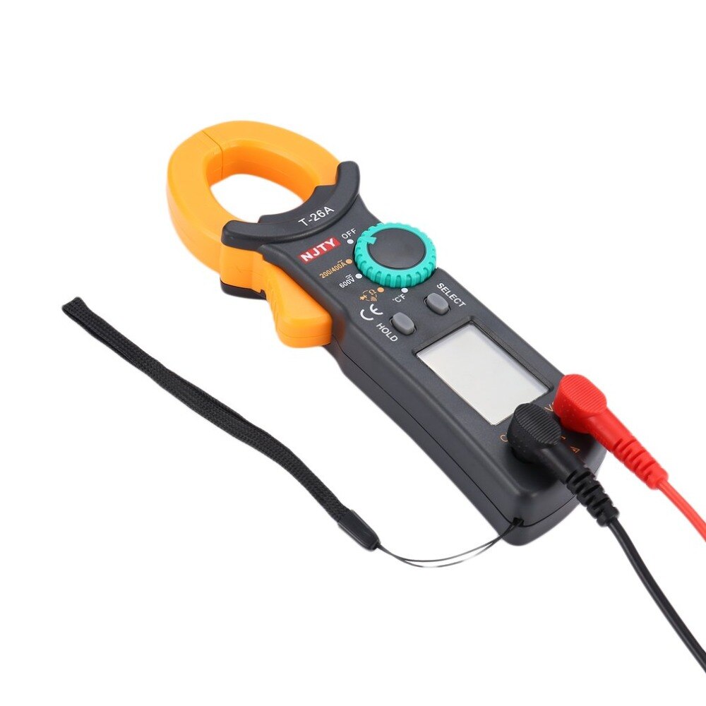 Digital klämmätare njty dc/ac volt amp ohm multimeter mini amperemeter strömspänningsmätare elektrisk mätare motståndsdiod