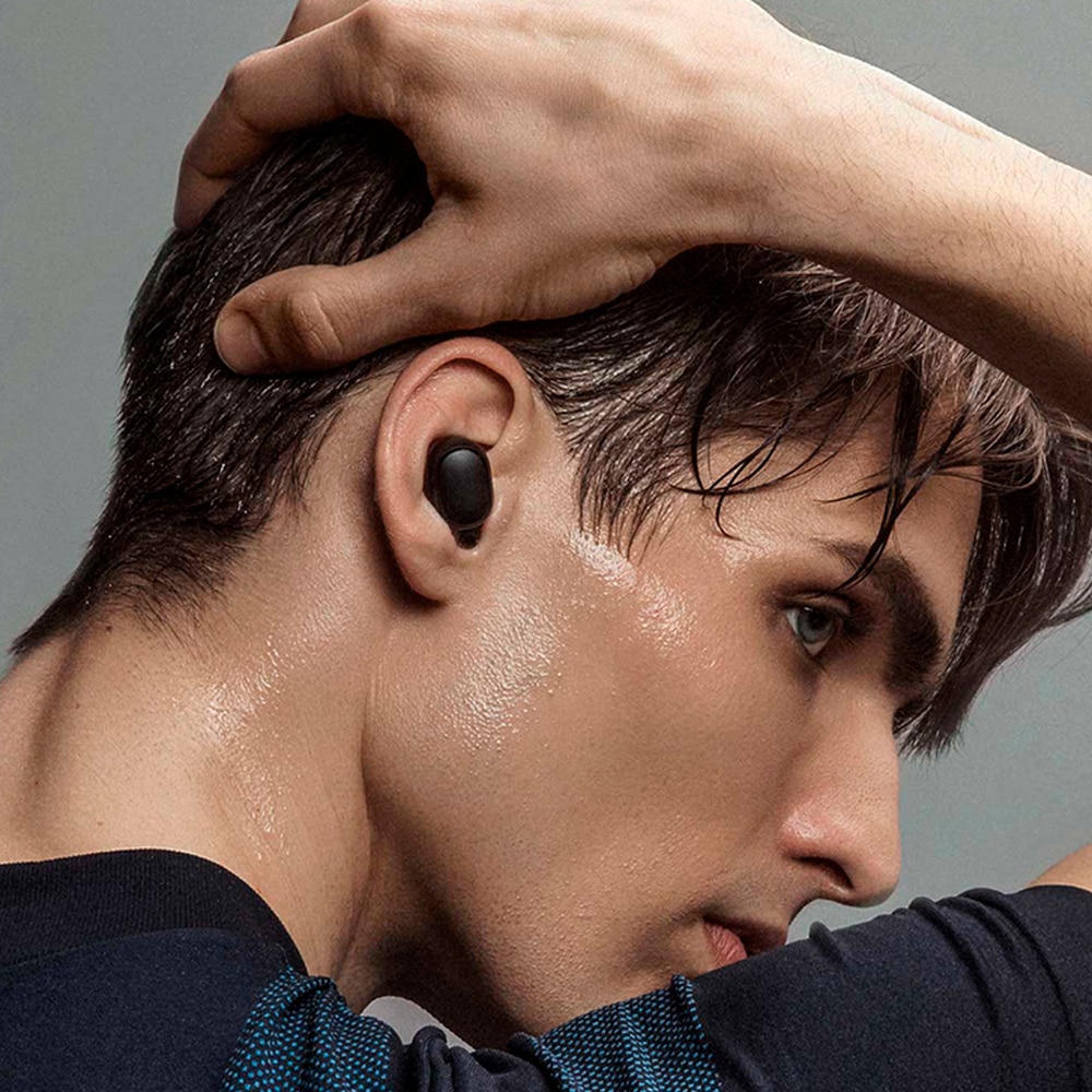 Xiaomi Redmi Airdots 2 auriculares estéreo bass con micrófono manos libres auriculares AI Control TWS Bluetooth 5,0