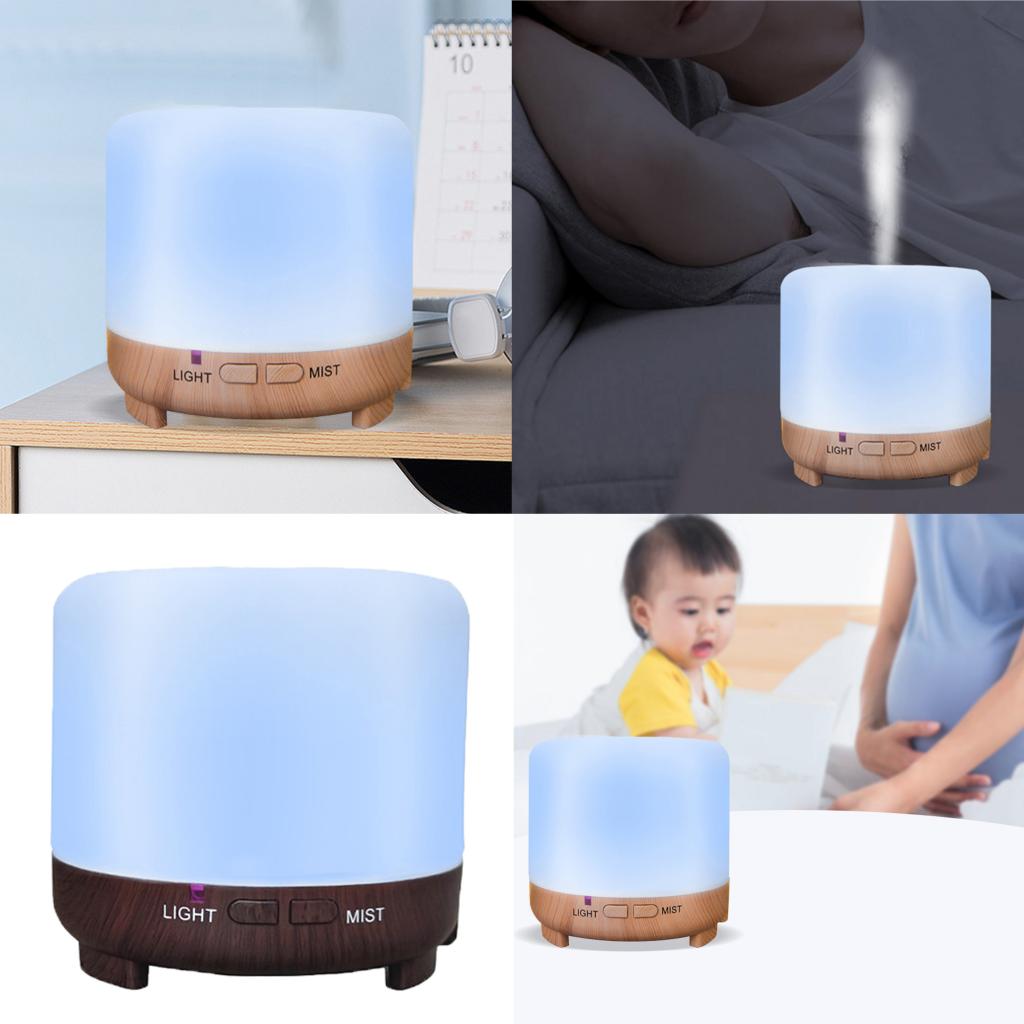 Air Diffuser Aroma Essentiële Olie Mist Luchtbevochtiger 7 Kleuren Led Thuis