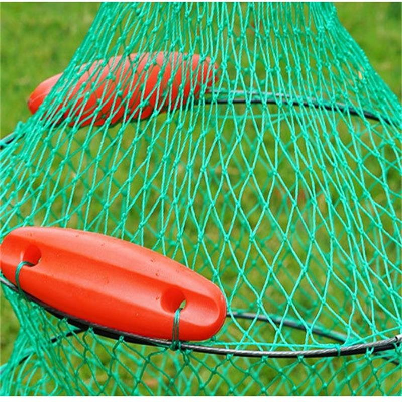 Filets de pêche en fil de plastique, trois flotteurs, Protection de compétition, multi-flotteur