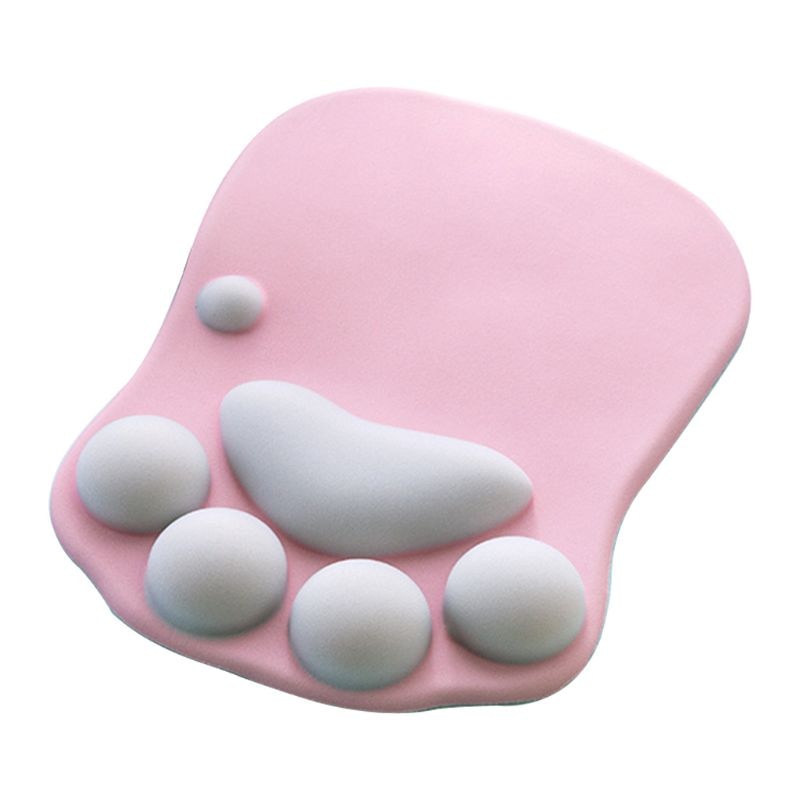 Mignon chat patte tapis de souris antidérapant Silicone souris tapis PC ordinateur repose-poignet Support