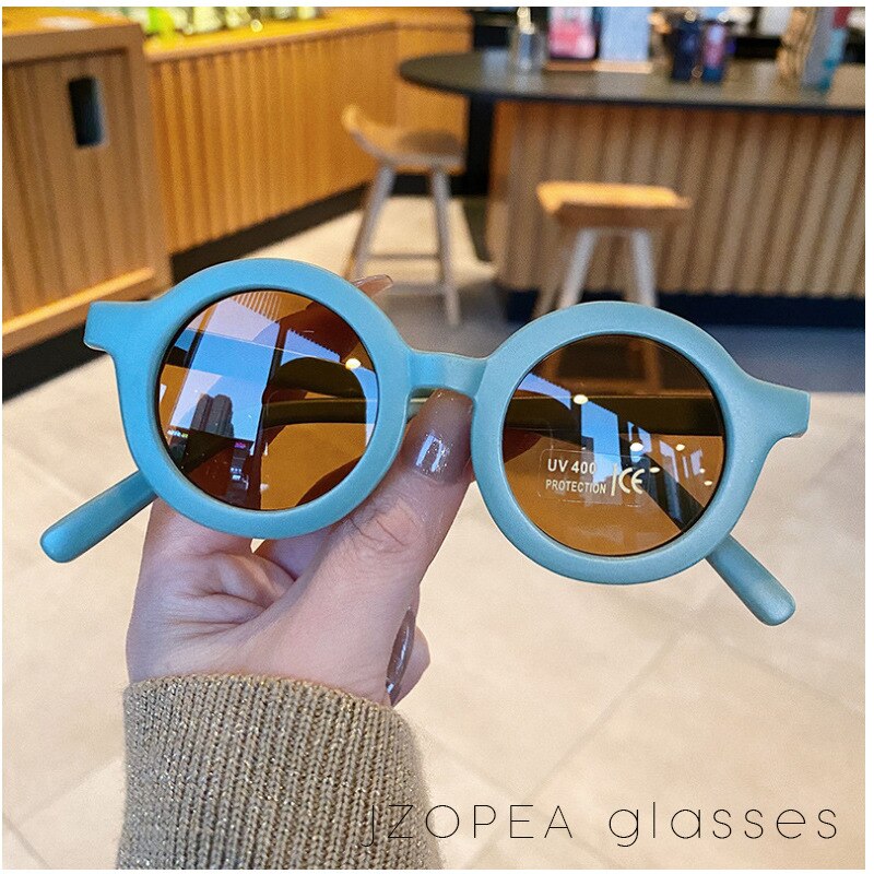 Lunettes De Soleil Style Pilote Pour Enfants - Cadre Métal Or/argent - UV400 - Unisexe