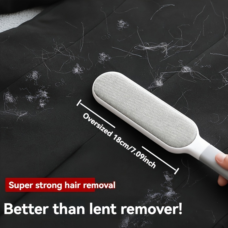 Herbruikbare elektrostatische stofborstel - niet-elektrische dierenharen en stofvezelverwijderaar, vast te houden plastic handvat