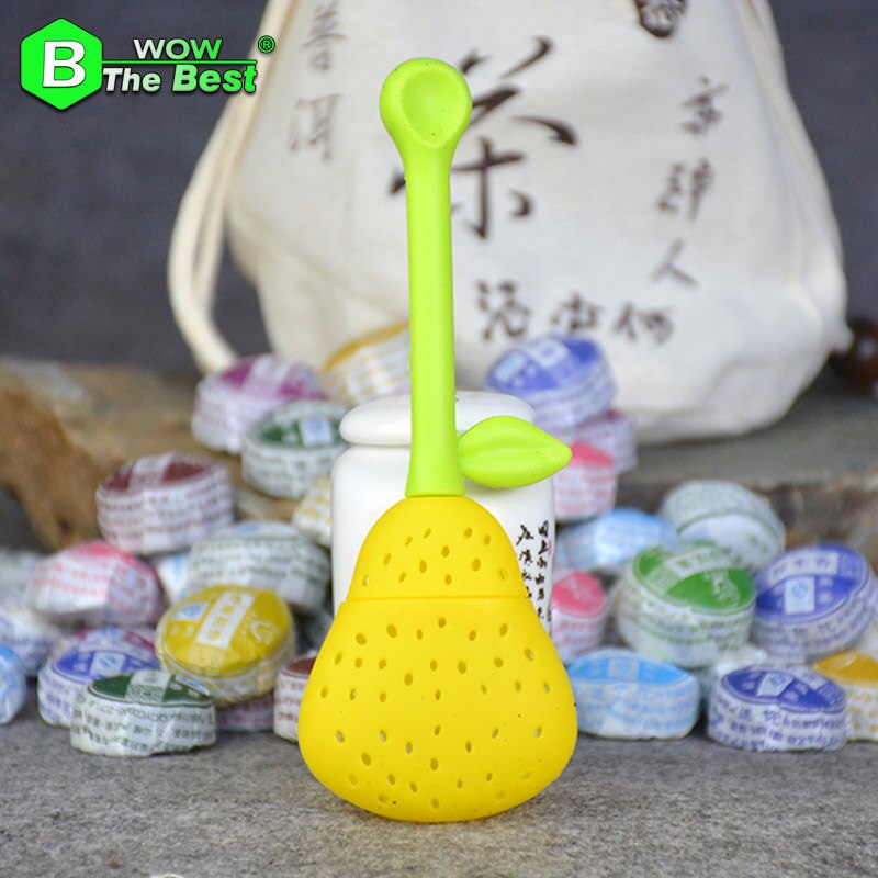 Cute Silicone Shark tea infuser Leaf Strainer Herbal Spice Filter Diffuser Filter Teapot Teabags for Tea & Coffee Drinkware: yellow 1