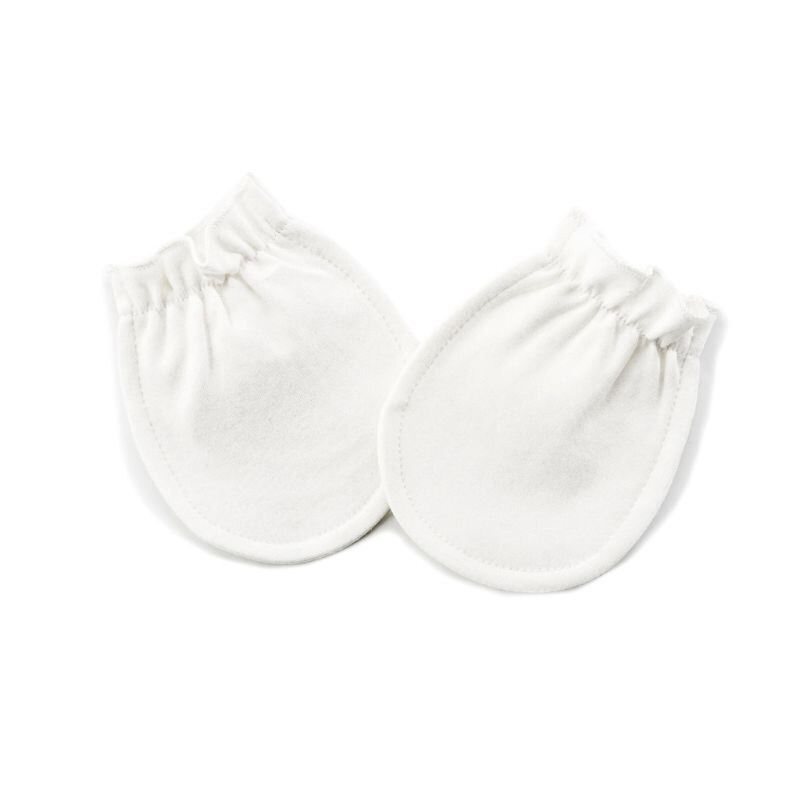 Gants en coton -né bébé Protection visage respirant anti-rayures mitaines 4XFE