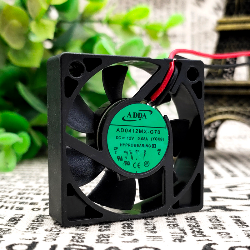 Cooling Fan for ADDA AD0412MX-G70 DC12V 0.08A 4010 4cm hydraulic bearing silent cooling fan 2 pin