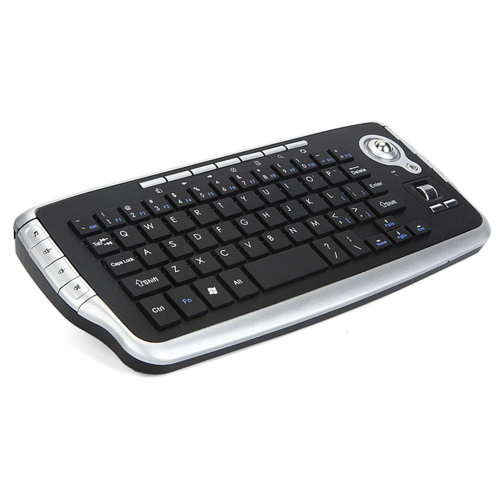 Mini 2.4G Wireless Keyboard Trackball Keypad Portable Multifunction Trackball Mouse Multimedia Fingerboard for Home HTPC