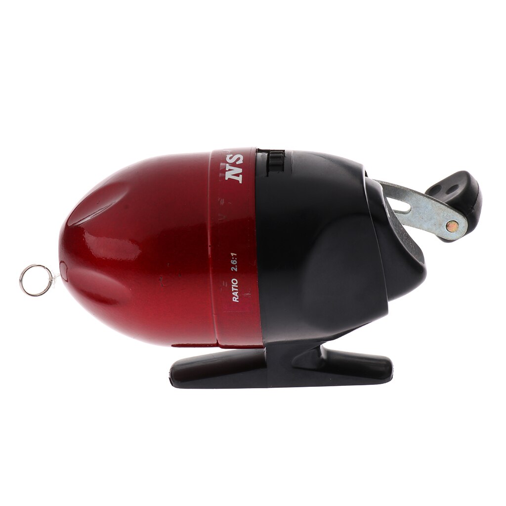 Mini Fishing-Reel Lightweight base metal handle Speed ratio：2.6:1 Closed Fishing Reel