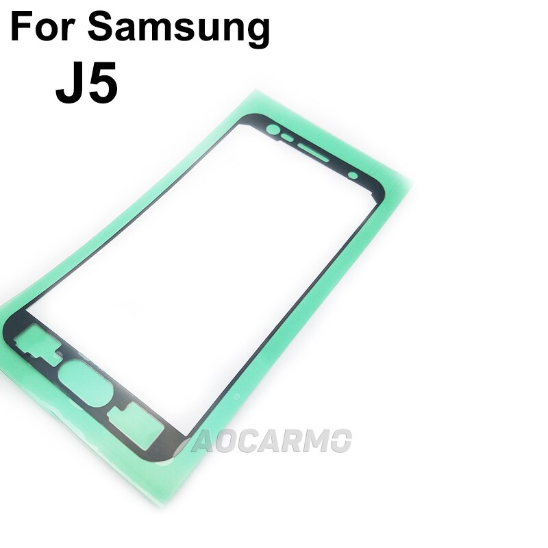 Aocarmo para samsung galaxy j5 2015 lcd tela de toque adesivo fita cola