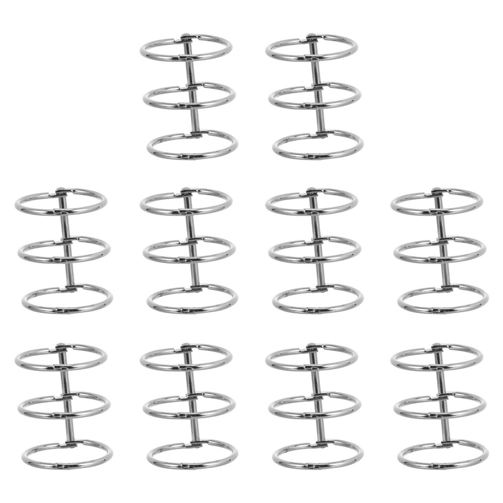 10Pcs Losbladige Notebook Coils Binding Coils Schrijven Notebook Ringband