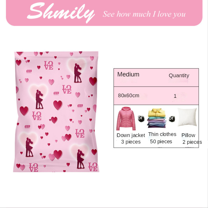 Vacuum compression bag clothing quilt vacuum bag storage bag travel clothes quilt storage handbag: C