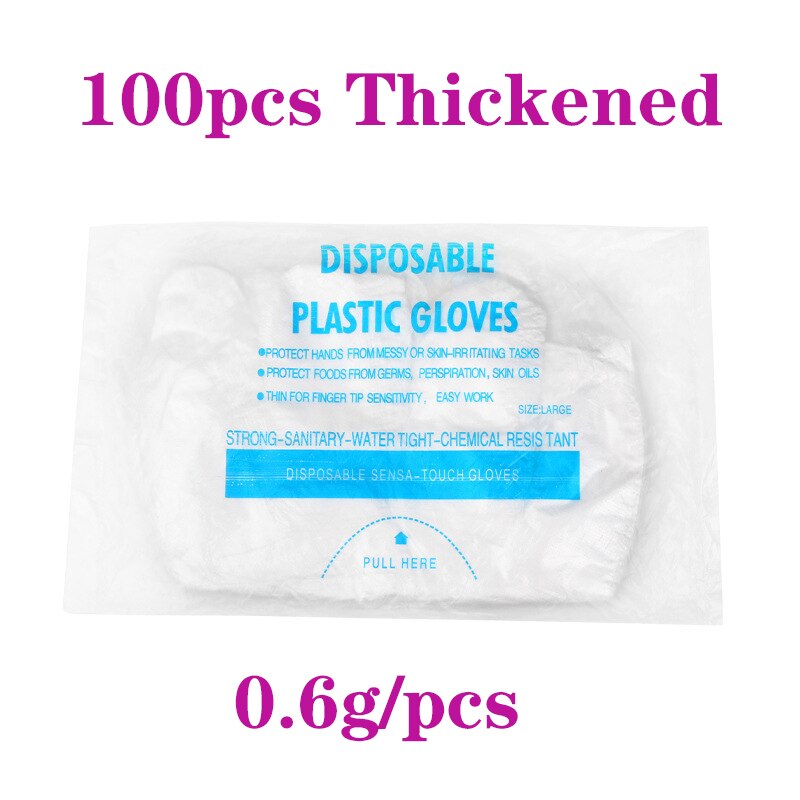 100pcs Disposable Gloves Restaurant BBQ Eco-friendly Food Gloves Fruit Vegetable Gloves Cooking Garden Glove Kitchen Accessories: Default Title
