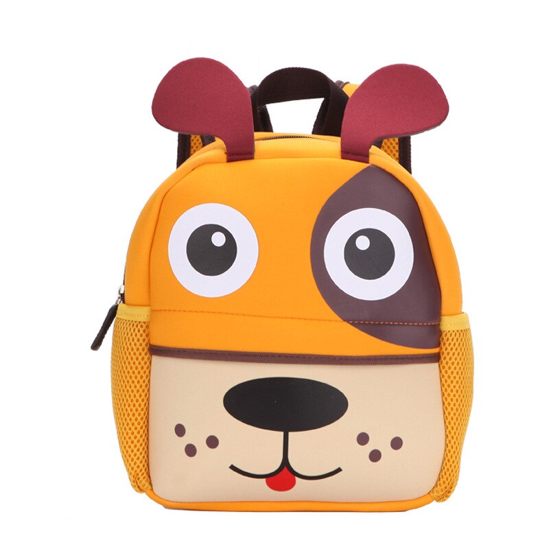 Populaire peuterschoolrugzakken met 3d cartoondieren, uilen, schooltassen voor kleuters, meisjes, jongens, schooltassen voor kinderen: Hond