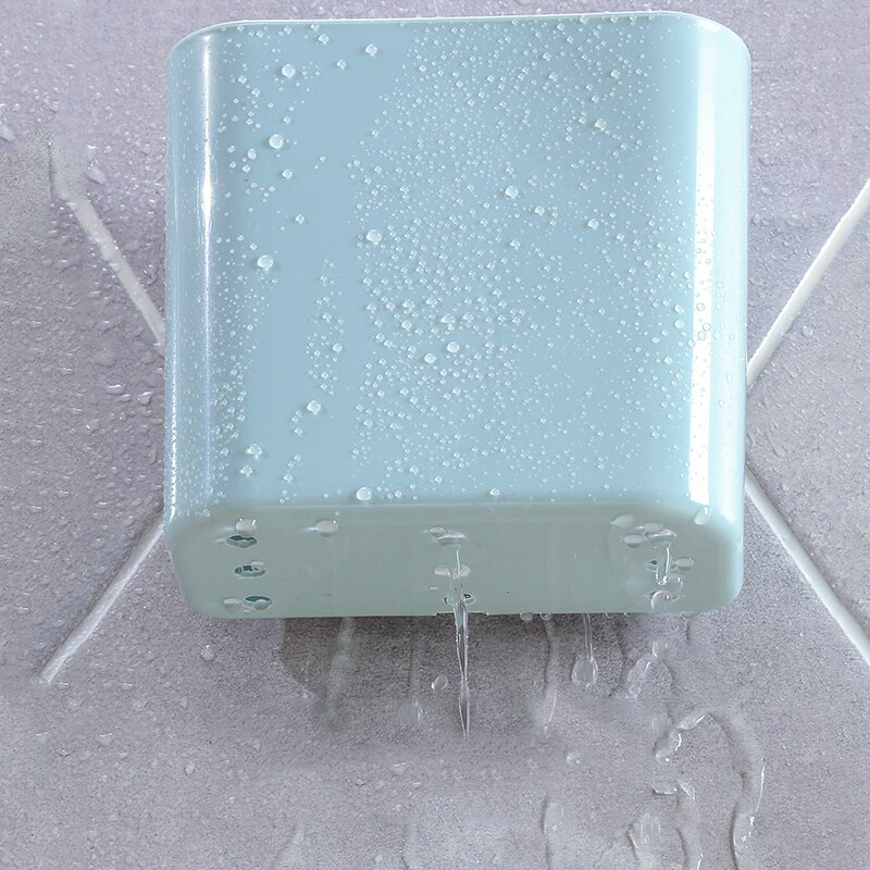 Multi-function Toothbrush Holder Wall-Mounted Punch-free Bathroom Shelf Toothpaste Storage Rack for Kitchen Bathroom Accessories