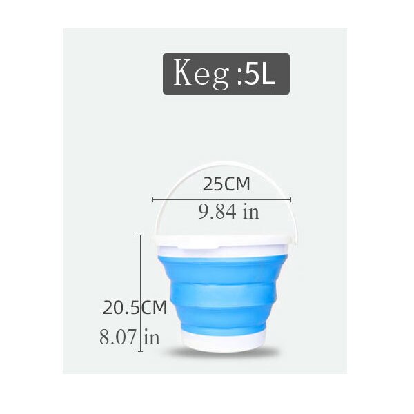 portable mini washing machine small folding foldable shoe washer travel lavatrice da campeggio laundry tub Mask cleaning bucket: 5L upgraded version